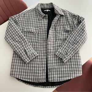 pacsun flannel shirt jacket